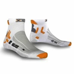 Chaussettes X-Bionic Bike Silver Blanc Gris