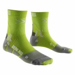 Chaussetes X-Bionic Bike Pro Citron Vert/gris Perle