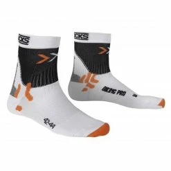 Chaussettes X-Bionic Bike Pro Blanc Noir