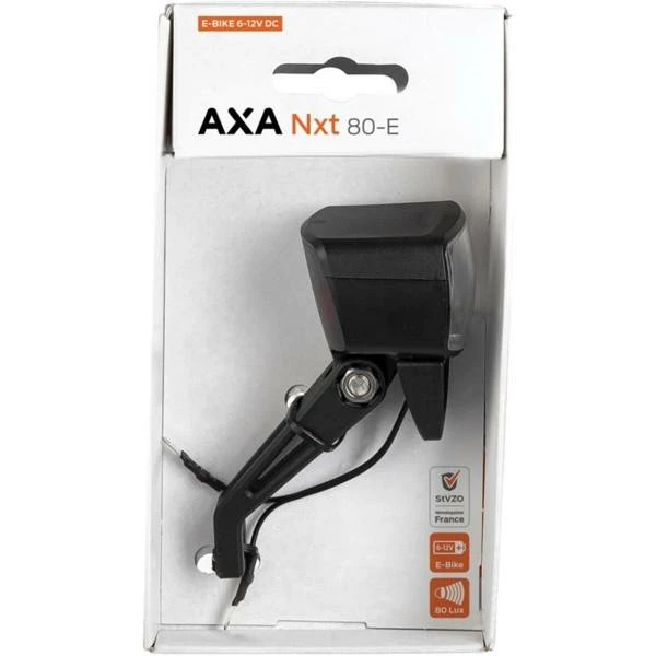 Axa NXT 80 Koplamp LED E-Bike 6-12V 80 Lux - Zwart