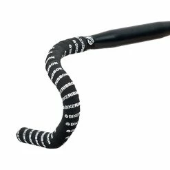 Ruban De Guidon Bike Ribbon Scrub Noir Logo Blanc