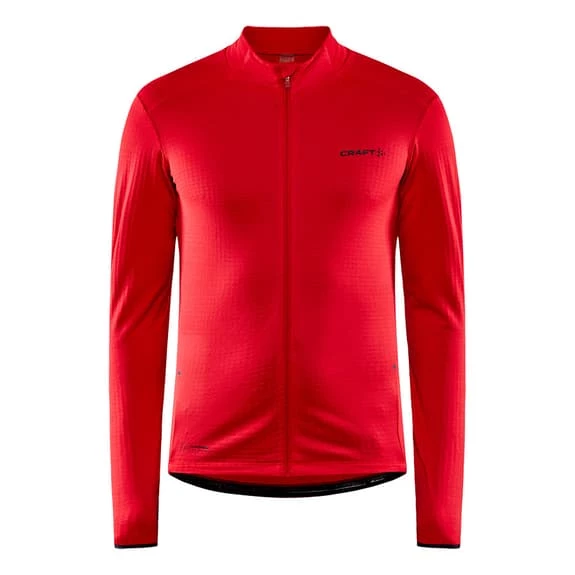 Maillot Craft Core Bike SubZ Manche Longue Rouge