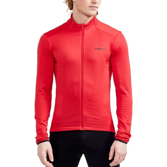 Maillot Craft Core Bike SubZ Manche Longue Rouge – Image 2