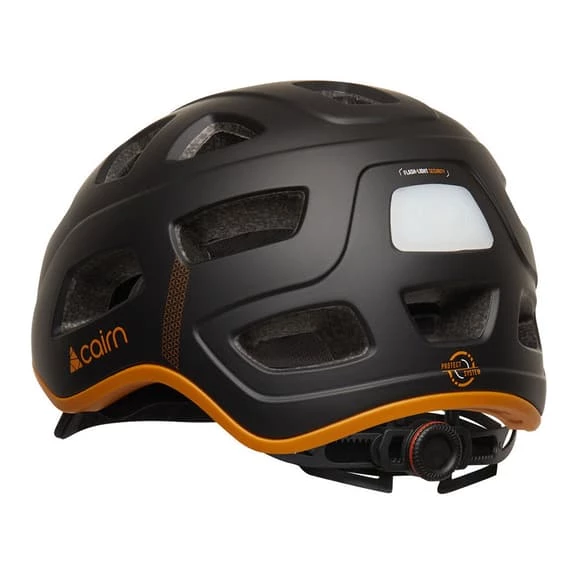Casque Cairn Bike Quartz LED USB Noir Orange – Image 2