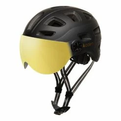 Casque Cairn Bike Quartz Visor LED USB Noir Foncé