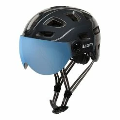 Casque Cairn Bike Quartz Visor LED USB Noir Clair