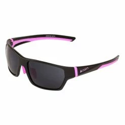 Lunettes Cairn Bike Drive Noir Rose Avec Verres Noir Enfant