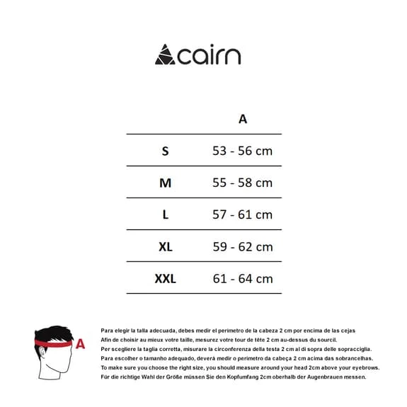 Casque Cairn Bike Dust II Noir Rouge â Image 4