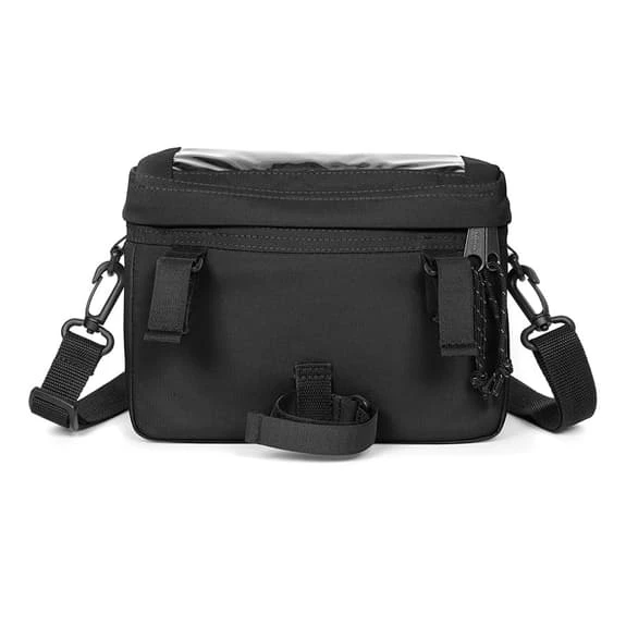 Sacoche De Guidon Eastpak Aman Bike Noir Gris Réfléchissant – Image 3