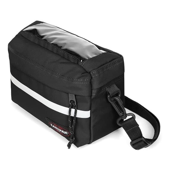 Sacoche De Guidon Eastpak Aman Bike Noir Gris Réfléchissant – Image 4