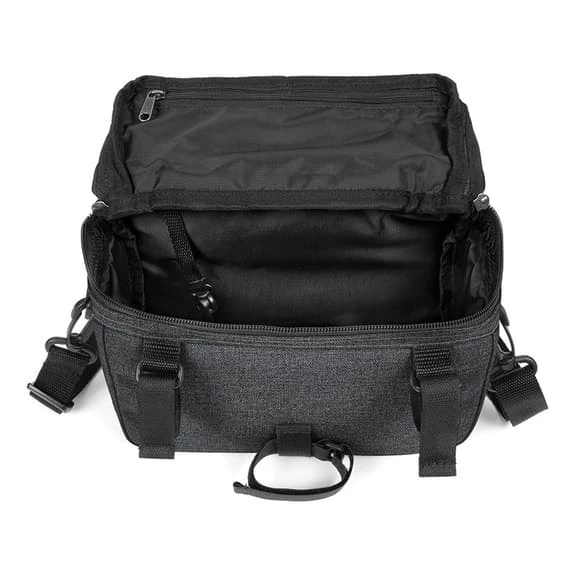 Sacoche De Guidon Eastpak Aman Bike Noir-gris Réfléchissant – Image 2