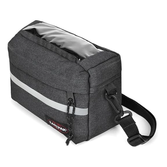 Sacoche De Guidon Eastpak Aman Bike Noir-gris Réfléchissant – Image 4
