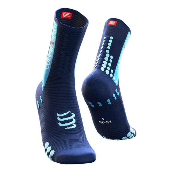 Chaussettes Compressport Pro Racing V3.0 Bike Bleu