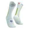 Chaussettes Compressport Pro Racing V4.0 Bike Blanc Vert