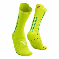 Chaussettes Compressport Pro Racing V4.0 Bike Vert