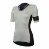 Maillot Rh+ E-Bike Manche Courte Gris Noir Femme