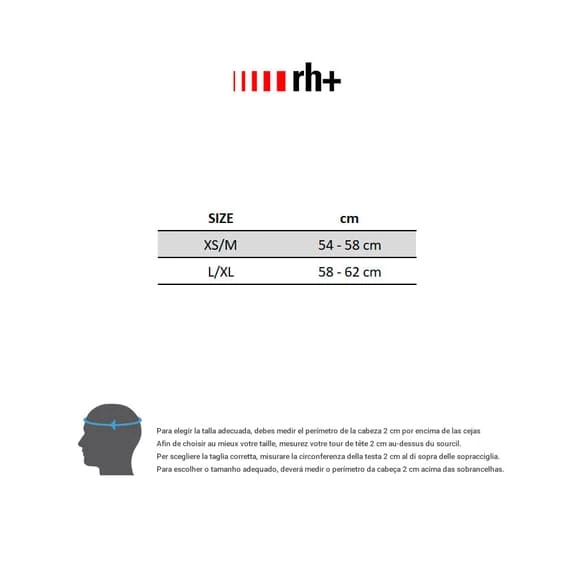 Casque Rh+ Bike ZW Rouge Noir – Image 2