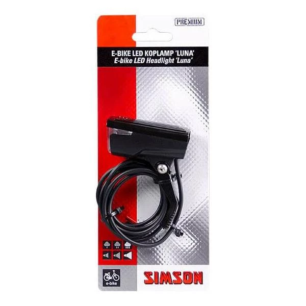 Simson Luna Koplamp LED E-Bike - Zwart – Image 5