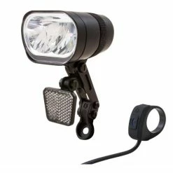 Spanninga Axendo 80 XEAFC Koplamp LED E-Bike 6-36V - Zwart