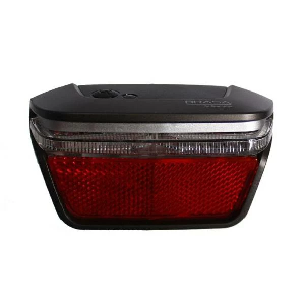 Spanninga Brasa XE Achterlicht 80mm LED E-Bike - Zwart