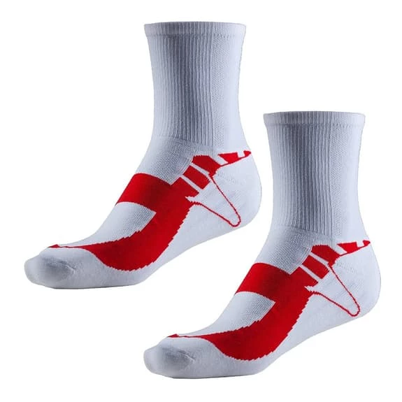 Chaussettes Sportlast Tecnico Bike Blanc Rouge