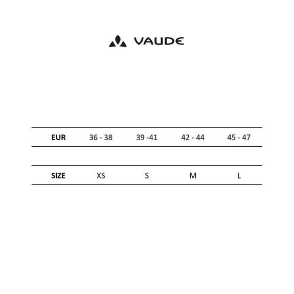 Chaussettes Vaude Bike Mid Rouge Vin â Image 2