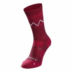 Chaussettes Vaude Bike Mid Rouge Vin