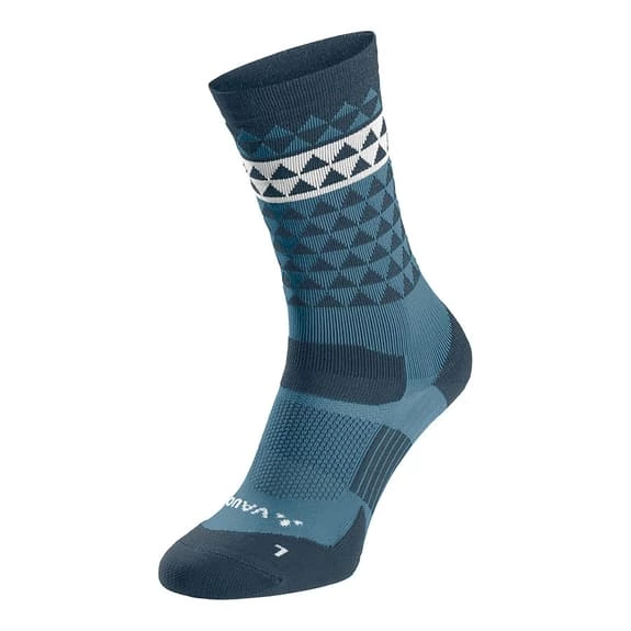 Chaussettes Vaude Bike Mid Bleu Gris