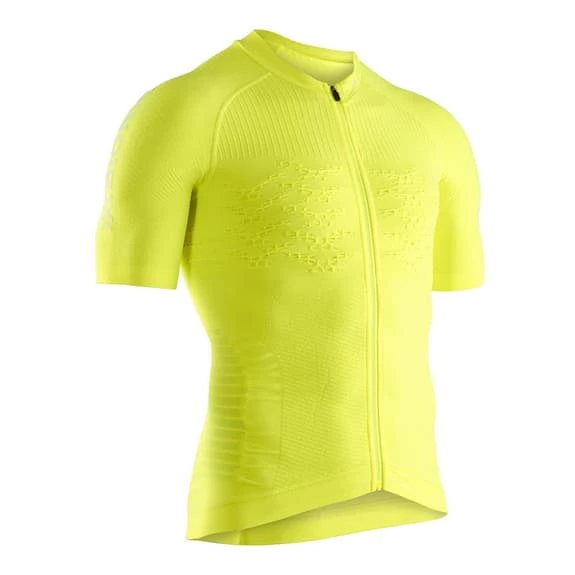 Maillot X-Bionic Effektor G2 Bike Zip Manche Courte Jaune