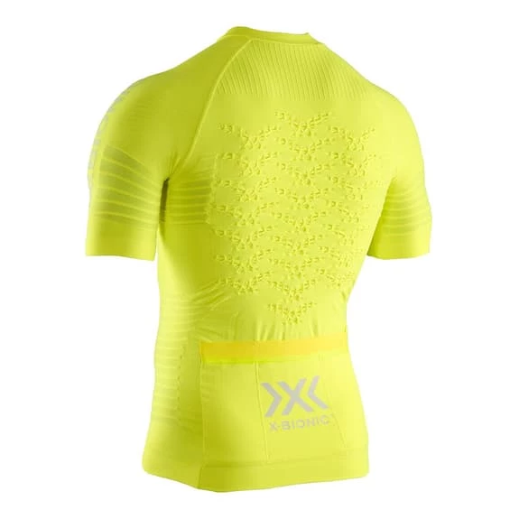 Maillot X-Bionic Effektor G2 Bike Zip Manche Courte Jaune â Image 2