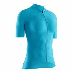 Maillot X-Bionic Effektor G2 Bike Zip Manche Courte Bleu Femme