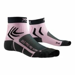 Chaussettes X-Bionic Bike Pro Noir Rose Femme