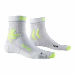 Chaussettes X-Bionic Bike Pro Mid Blanc Vert